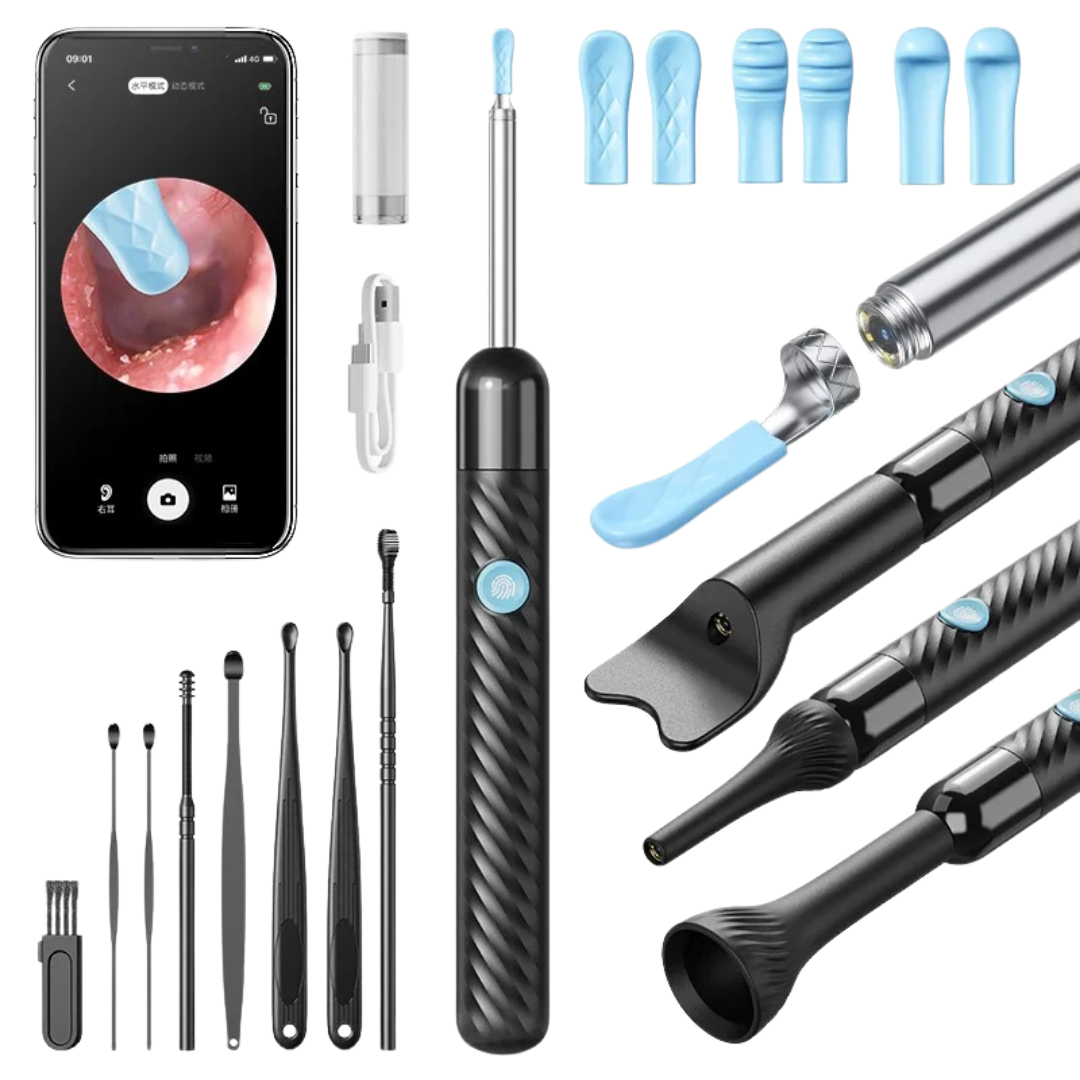 CLEARVISION – Kabellose Ohrkamera Reiniger