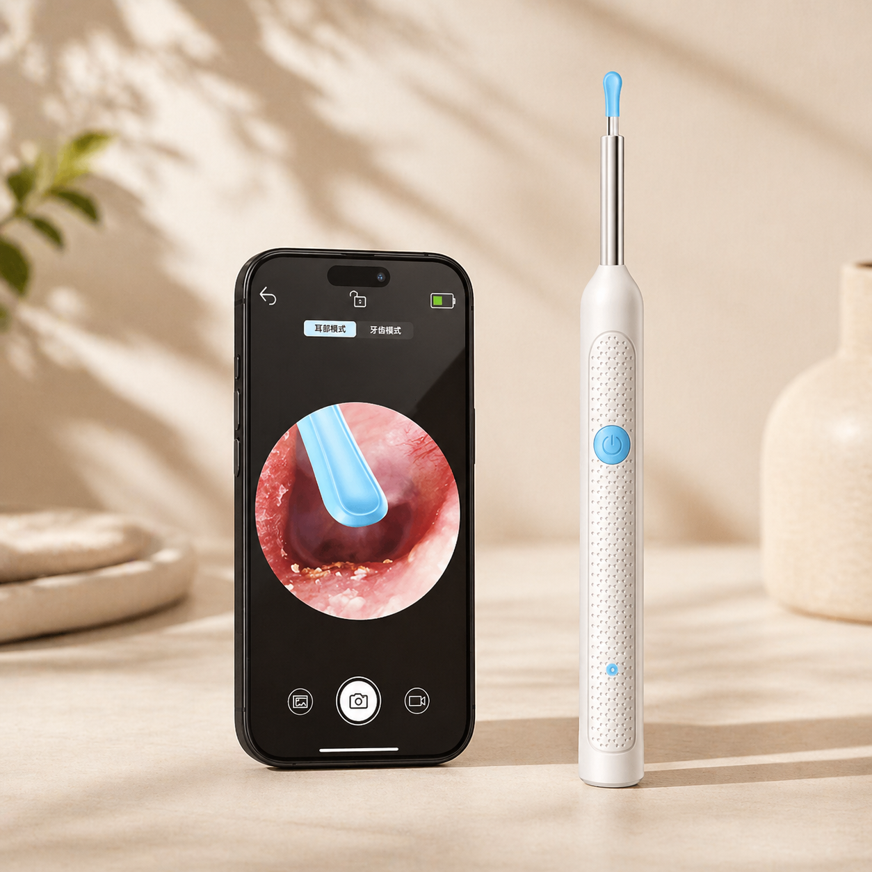 CLEARVISION – Kabellose Ohrkamera Reiniger